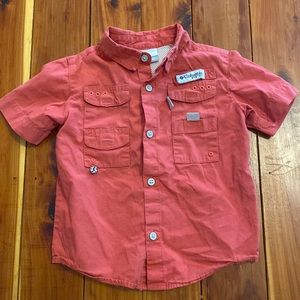 Kids Columbia Button Down Shirt, size 4T